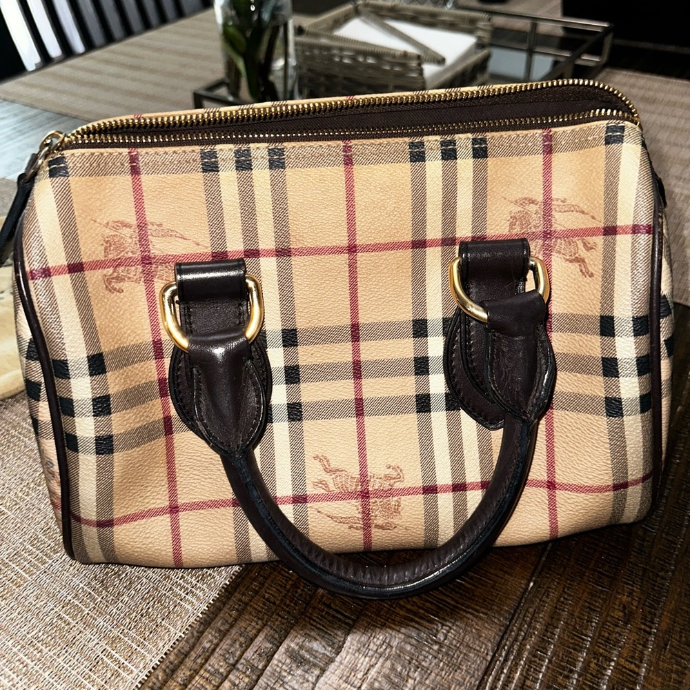 Burberry Haymarket Check Chester handbag.